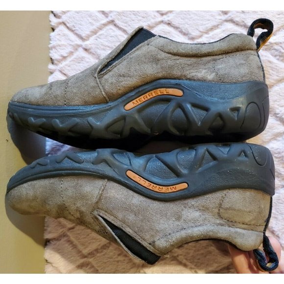 Junior's Moc Gunsmoke Merrell Slip-Ons, Size 3 - Picture 4 of 6